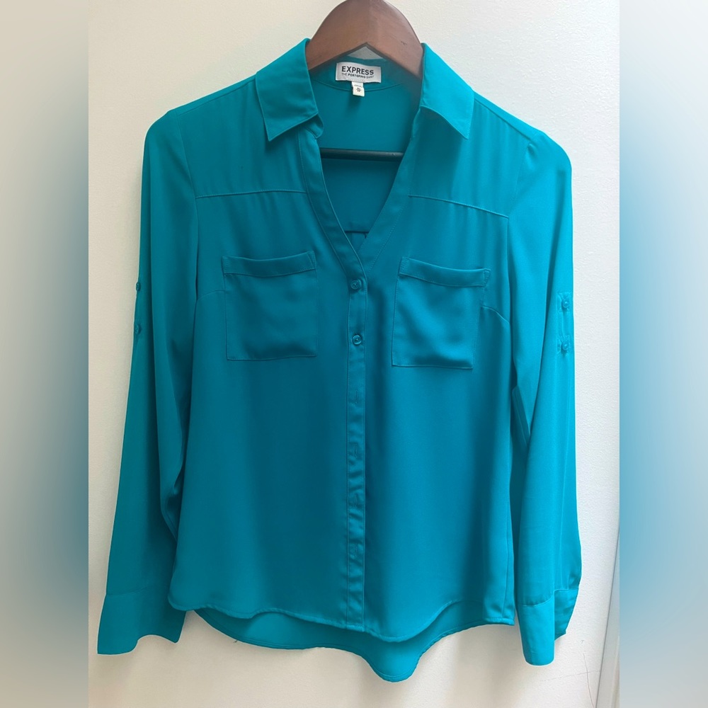 Express Portofino Long Sleeve Blouse size XS
